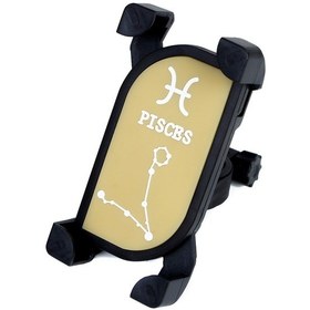 Resim Lemestar Bisiklet Telefon Tutucu, Yıldız İşareti Desenli, 360 Derece Dönebilen, Ayarlanabilir Kollü, 6.8 İnç'e Kadar Telefonlar İçin Diğer 