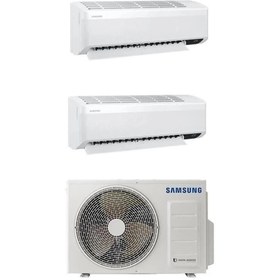Resim Samsung Wind Free Multi 1+2 Sistem (AJ080TXJ4KH/EA) 18+24 Btu 8 Kw Dış Ünite 