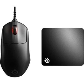 Resim Steelseries Prime+ Plus Rgb Optik Fps Gaming Mouse & Qck Large Mouse Pad 