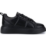 Resim Tamer Tanca Kadın Vegan Siyah Sneakers & Spor Ayakkabı 1009 117 Bn Ayk Y25 Sıyah Cılt Siyah 