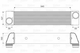 Resim VALEO 818357 | Turbo Radyatörü (Intercooler) 03-7-Seri (E65-E66-E67) Range Rover 3.0D 