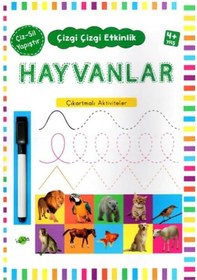 Resim +4 Yaş Çizgi Çizgi Etkinlik Hayvanlar Kukla Yayınları 