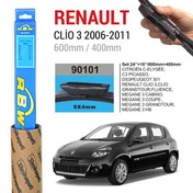 Resim Renault Clio 3 Rbw Muz Silecek Takımı 2006-2011 
