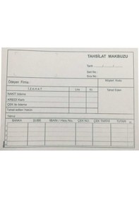 Resim Dilman Tahsilat Makbuzu Otokopili 3 Nüsha 6 Lı Paket 