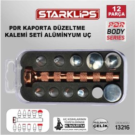 Resim Pdr Göçük Set Kutu Alüminyum Kaporta Düzeltme Kalemi Ve Uç 12 Par 423247889 