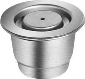 Resim Nespresso Düz Paslanmaz Çelik Tekrar Doldurulabilir Kahve Kapsülü 