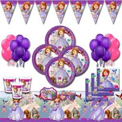 Resim Sofia Prenses Sofia Doğum Günü Parti Malzemeleri Süsleri Seti 