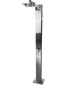 Resim Paslanmaz Sıcak Soğuk Havuz Duş Kolonu 