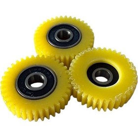 Resim E-bis Pedal Destekli Plastik Dişli Rulmanlı 3lü Set 