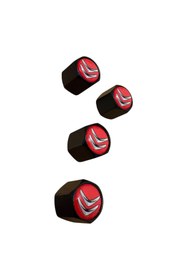 Resim İKTUNING CITREON LOGO METAL KIRMIZI RENK 4 ADET SİBOP KAPAK 