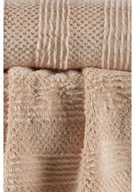 Resim Varol Lavin %100 Premium Cotton El Havlusu 50x90cm Bej-50x90cm Bej 