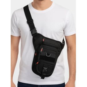 Resim Bel ve Bacak Çantası Tabanca Bölmeli Tactical Siyah 8683255013845 