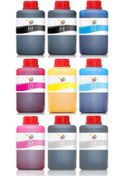 Resim Qc Epson T5911 T5919 Uyumlu Kartuş Mürekkebi Pro Serisi 500ml Set 9 Renk 