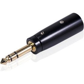 Resim Lz1166g 6.35mm Stereo Erkek - Xrl Erkek Ses Adaptörü Mikrofon Stereo Hoparlör Konektörü 