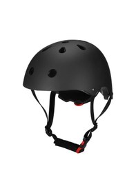 Resim Xiyyadms Gençler İçin Çocuk Spor Kaskı - Abs+eps Malzeme, 11 Havuzlu, Ayarlanabilir, Sıkıcı Direnci, Bisiklet, Kaykay, Paten İçin - Siyah L Beden Siyah 