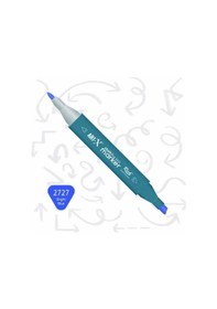 Resim Supertrend Supertrend Sketch Marker Duo Çift Uçlu Marker Kalem 2727 Bright Blue 