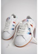 Resim Muggo Flower Garantili Kadın Ortopedik Günlük Bağcıklı Yürüyüş Koşu Sneaker Spor Ayakkabı 001 
