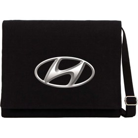 Resim Hyundai Logo Siyah Postacı Çantası - Siyah 
