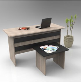 Resim Robin Home Ofis Büro Masa Takımı Ofis Masası + Ofis Sehpası 