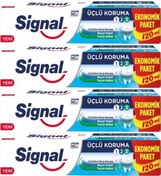 Resim Signal Üçlü Koruma Diş Macunu 4 x 120 ML 