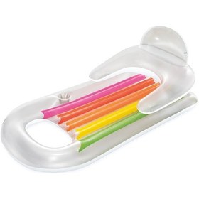 Resim Intex 58802eu Bardaklı Şişme Deniz - Havuz Yatağı Gümüş Çok Renkli 