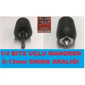 Resim 1 \4 Bıts Uçlu Mandren 2-13 MM Sıkma Aralığı 