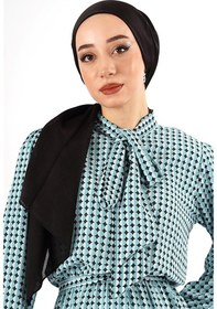 Resim Fatma Sezen Siyah Jan Jan Şal - Kadın 