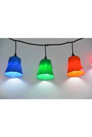 Resim Renkli Su Geçirmez Ağaç Feneri 5’li Takım, Bahçe ve Dekorasyon Için Uygun 