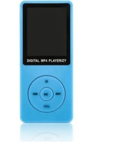 Resim JUNGLEE 8 Gb Ekranlı Mp3 Çalar Fm Radyolu Mp4 Player Mavi 