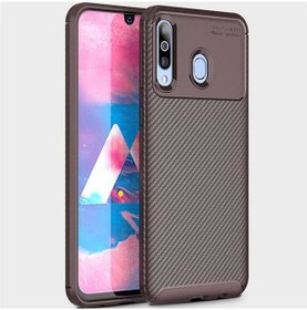 Resim Samsung Uyumlu Galaxy M30 Kılıf Karbon Silikon Case 