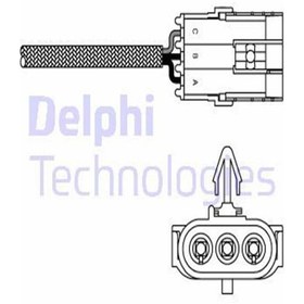 Resim DELPHI ES10970-12B1 Lambda - Oksijen Sensoru (Renault: Clio 1.4-Laguna 2.0) 7700872820 ES1097012B1 (WN339266) 