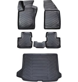 Resim Citroen C3 Aircross Alt Bagaj Hareketsiz Koltuk 2016 Sonrası 4D Araca Özel Paspas ve Bagaj Havuzu 