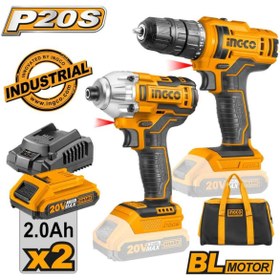 Resim Ingco İNGCO CKLI 2016 MATKAP-VİDALAMA 2 Lİ SET 20 W 