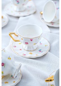 Resim Camilla 6 Kişilik Kahve Fincanı Takımı - 90 Ml Çok Renkli 