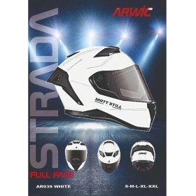 Resim Arwic Kask Full Face AR939 Whıte 