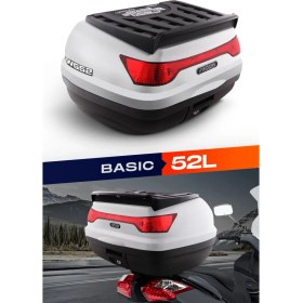 Resim Wogen WG52 Arka Çanta 52 L Basic (Beyaz) + Karbon Dizlik Hediyeli 