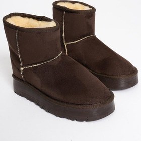 Resim Kadın Süet Bot Kahve Mia Kahverengi 