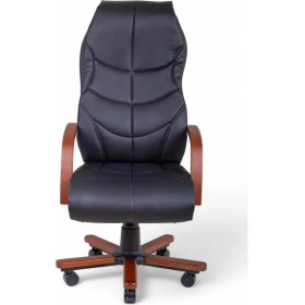 Resim Herkese Mobilya ARON Ahşap Makam Koltuğu | Yönetici Koltuğu | Müdür Koltuğu 