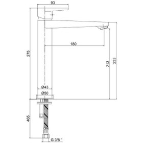 Resim Eca Dalia 102188114 Yüksek Tip Lavabo Bataryası 