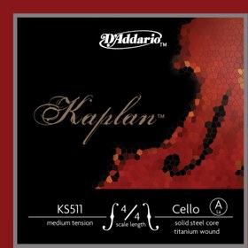 Resim D'Addario KS511 Kaplan 4/4 Tek Çello Teli 