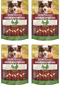Resim Smartbones Tavuk Sargılı Stick Mini Köpek Ödülü 9 Lu 112 Gr. X 4 Adet 
