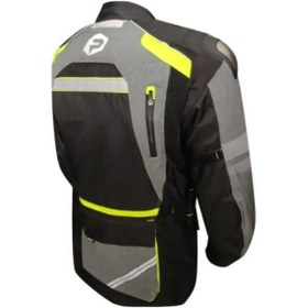 Resim Ebakbak Motosiklet Montu Long 4 Mevsim Full Korumalı Maxdura 600-d Dayanıklı Kumaş Touring Motor Mont Yellow 