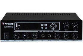 Resim WESTA WM-605U 100W 2 Zone Mikser Amfi 