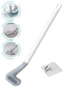 Resim BİTERSE Golf Tasarımlı Silikon Banyo Tuvalet Klozet Temizleme Fırçası Ve Tutucu Set 