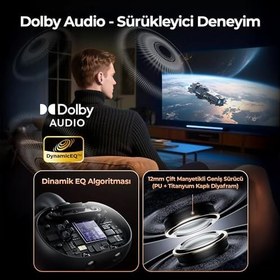 Resim Soundpeats Clip1 Hi-Res LDAC Open-Ear ENC OWS Bluetooth 5.4 Kablosuz Kulaklık Siyah 