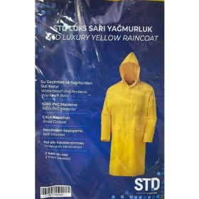 Resim Yapımaks Yağmurluk, Sarı, Lüks, Pvc, Xl-Xxl 