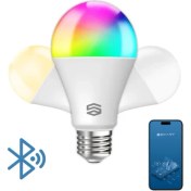 Resim Akıllı RGB LED Ampul Bluetooth 16M Renk, Ayarlanabilir Parlaklık 