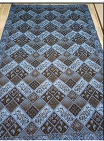 Resim Savan Dokuma Halı Örtüsü 6m² 200 300 Kale Turkuaz 