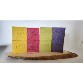 Resim Doğal Üretim Sabunu Karışık (Safran-Gül-Lavanta-Aleovera) 8'li Set 