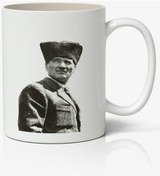 Resim Atatürk Baskılı Kupa Bardak Baskılı Kahve Kupa Bardak-3 